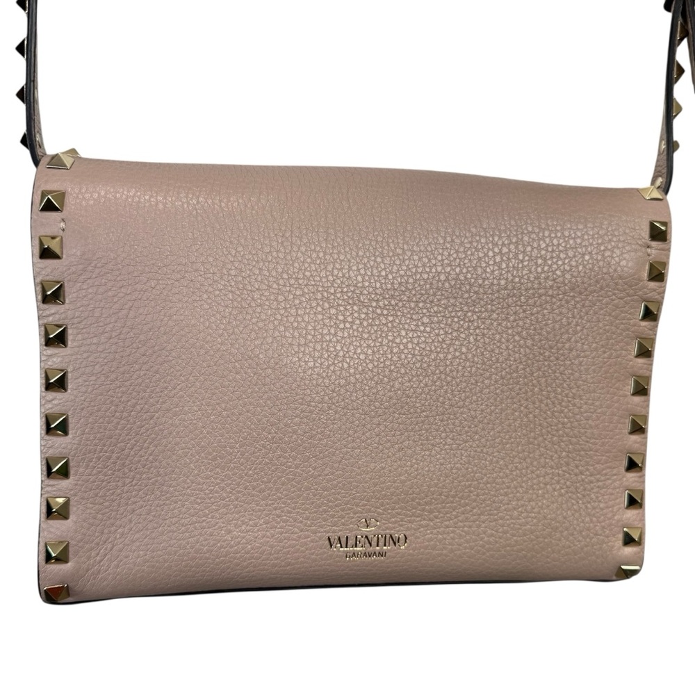 Valentino Garavani Small Rockstud Grainy Calfskin Crossbody Bag - Picture 6 of 16